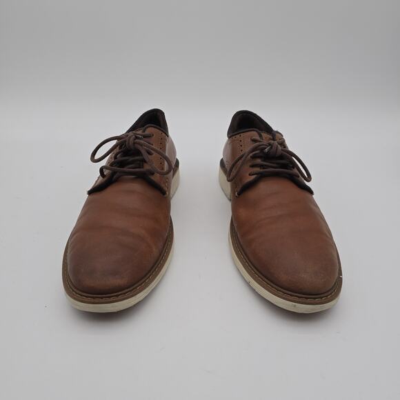 Cole Haan Shoes Mens 10 M Brown Go To Plain Toe Ox Oxford C34125 Grand 360 main image 4